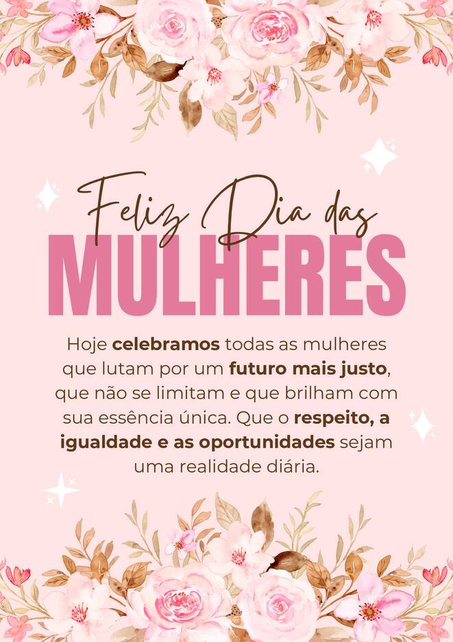 cartão dia da mulher para imprimir para alfabetização página 1